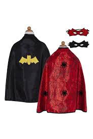 Spider and bat Cape with Mask 3 - 4 year