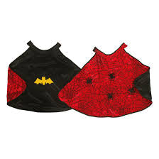 Spider and bat Cape with Mask 3 - 4 year