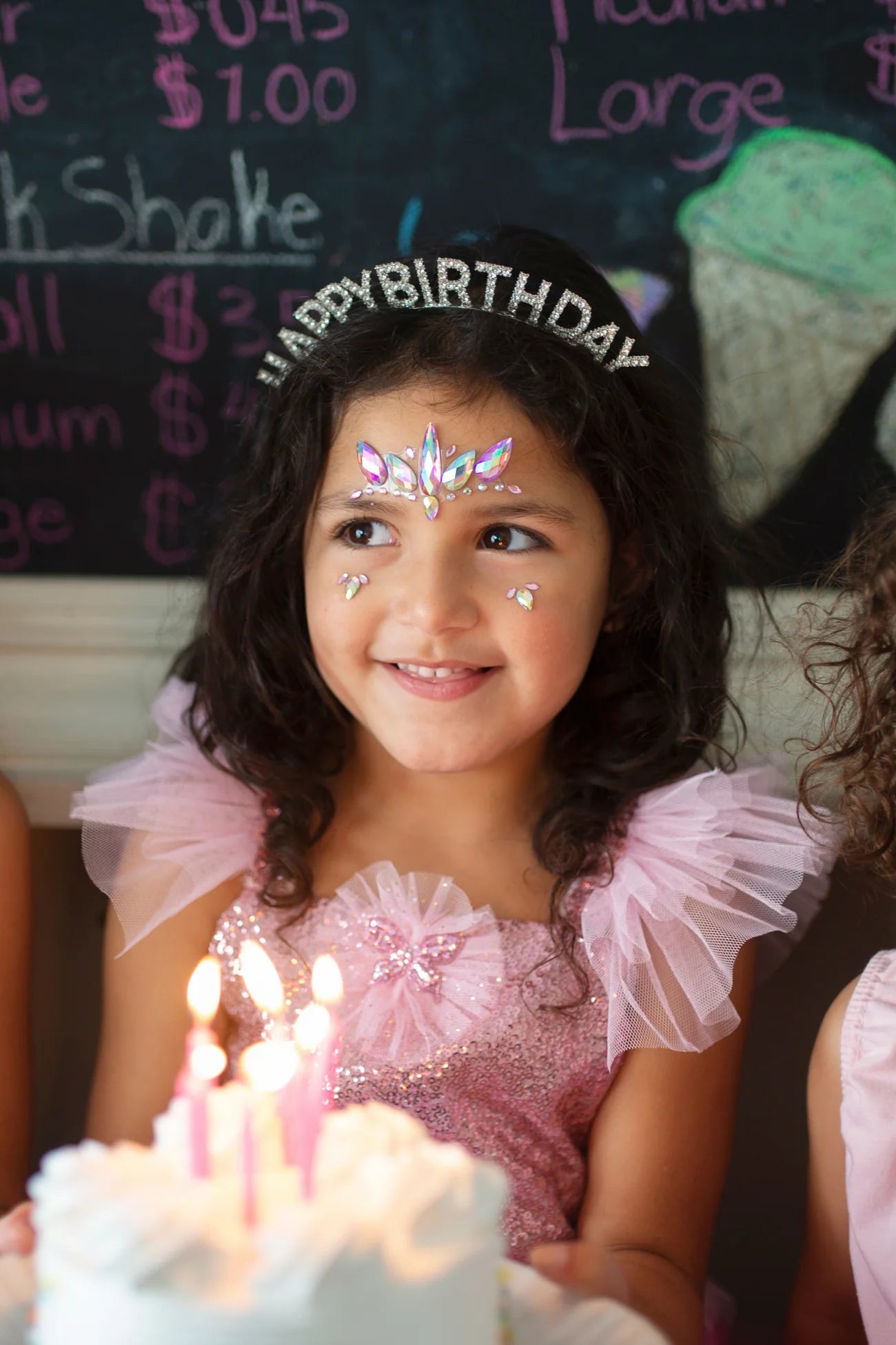 HAPPY BIRTHDAY RHINESTONES HEADBAND