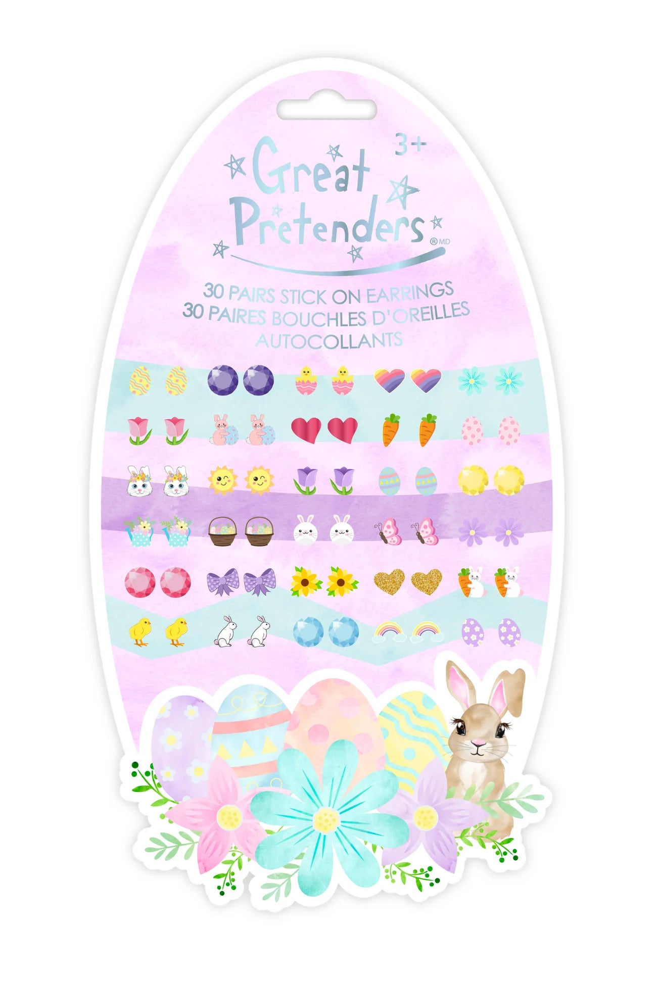 Easter Bunny Stickers Earrings