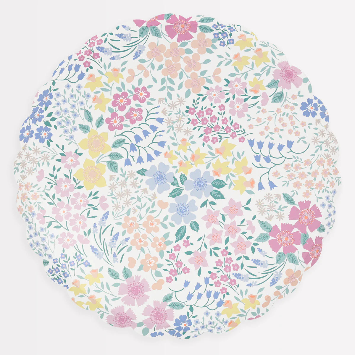 Cottage garden side plates ( x 8 )