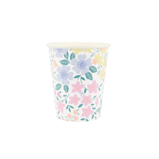 Cottage garden cups ( x 8 )