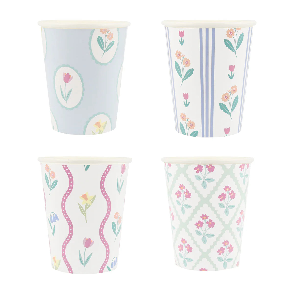 Bloomsbury floral cups