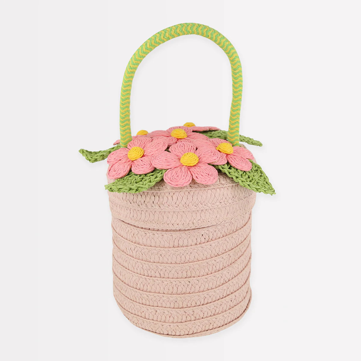 Flower pot basket bag