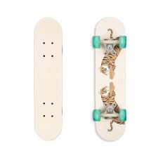 Tiger skateboard with light up wheels