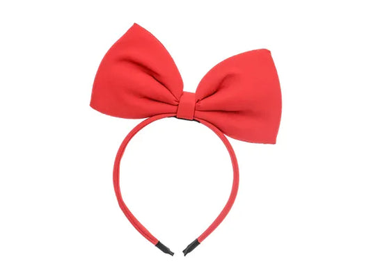 Red Headband with Big Bow