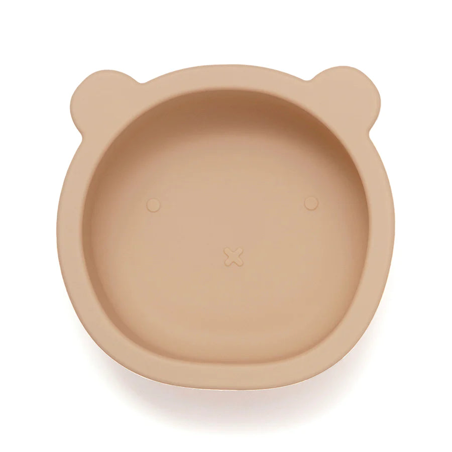 Silicone suction bowl bear honey