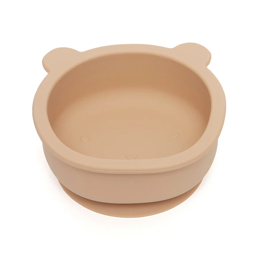 Silicone suction bowl bear honey