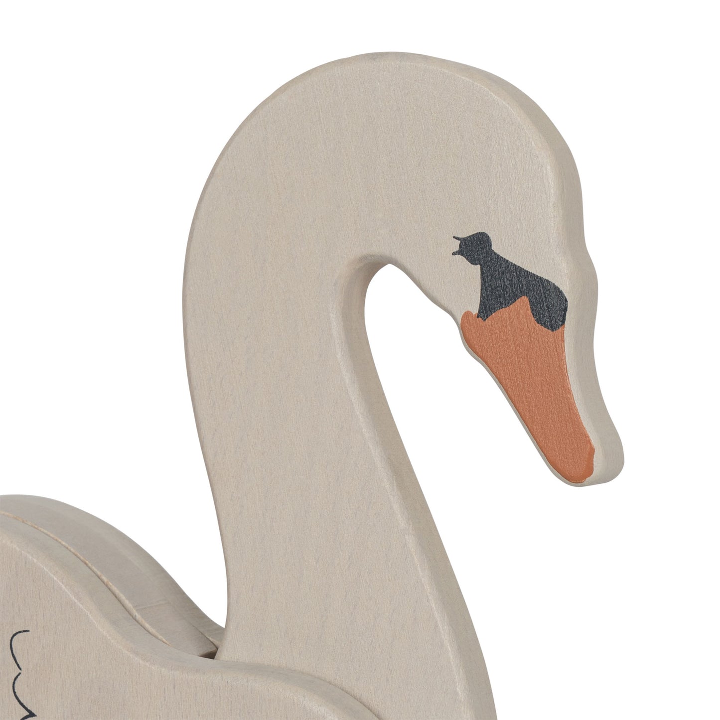 Wooden Pull Swan FSC