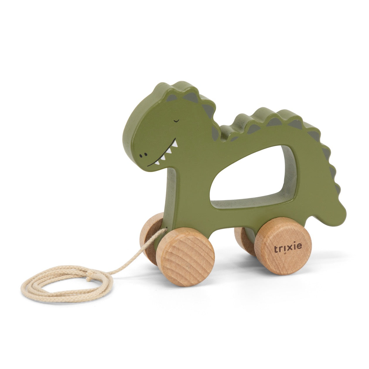 Jouet à tirer en bois - M. Dino 