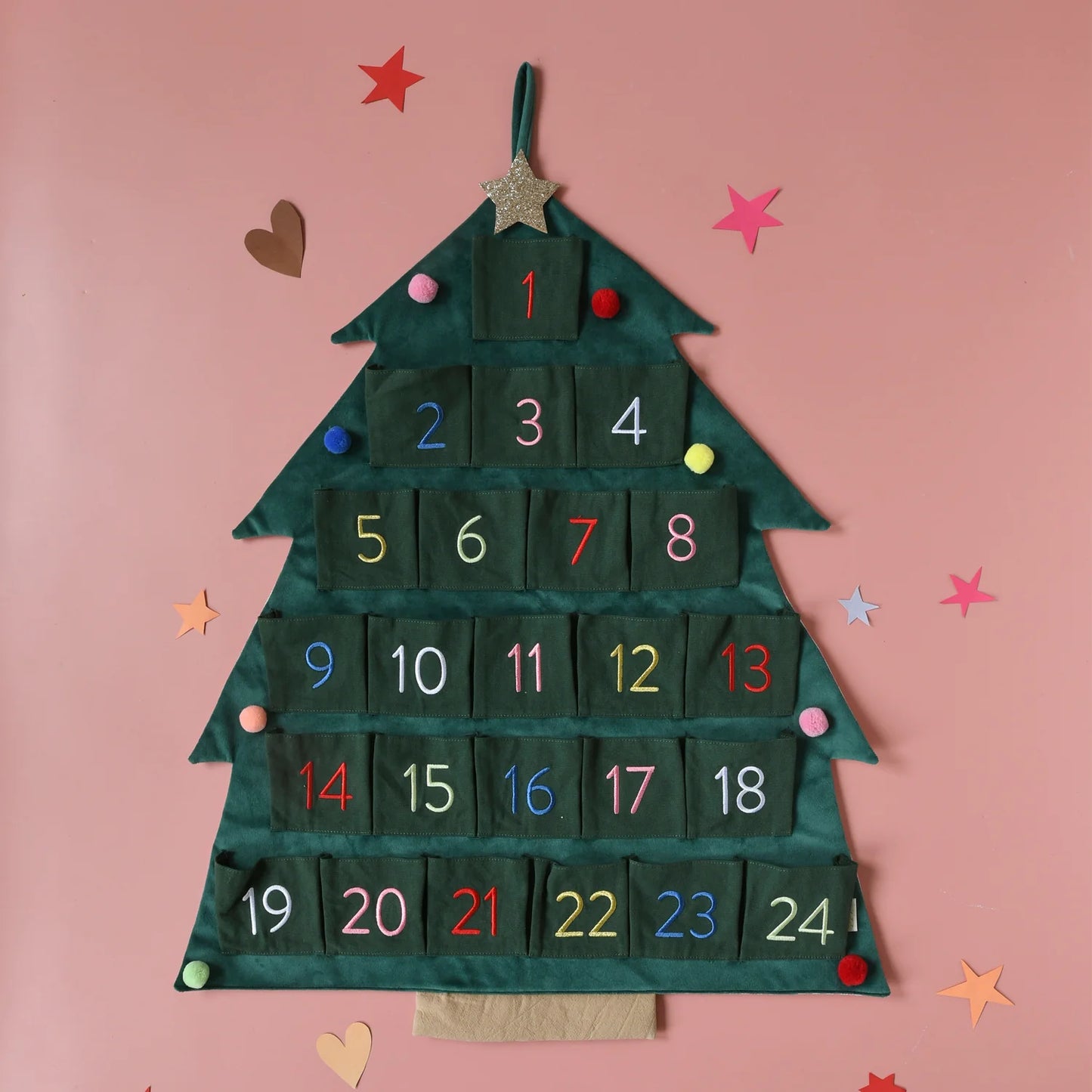 Christmas Tree Reusable Advent Calendar