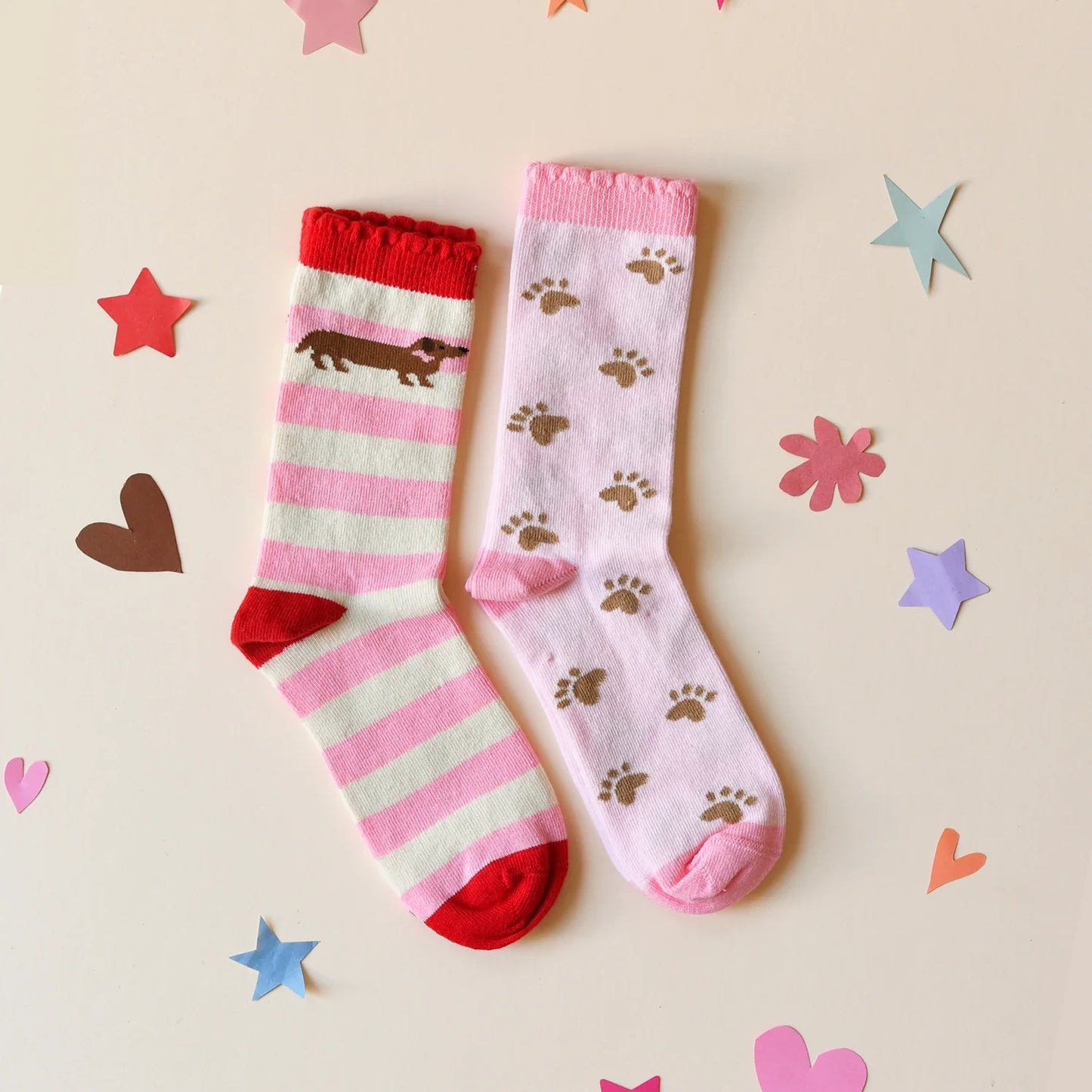 Sausage Dog 2 Pack Socks