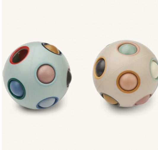 Solène Puzzle Ball 2-Pack - Multimix bleu glacier