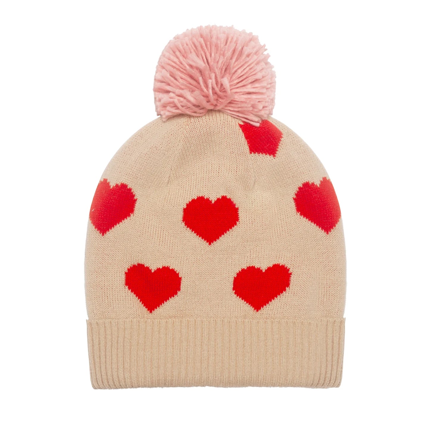 Sweetheart Knitted Hat 3-6 years