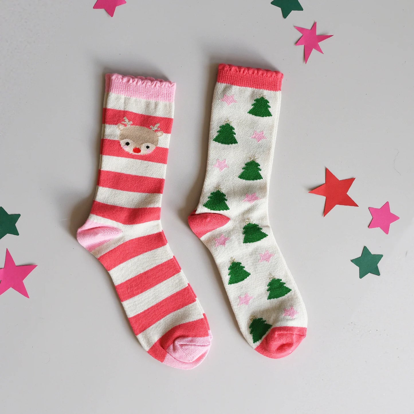 Jolly Christmas 2 Pack Socks