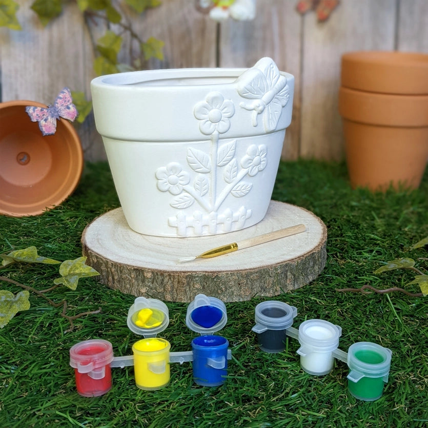 Paint Your Own Flower Pot - Little Gardener