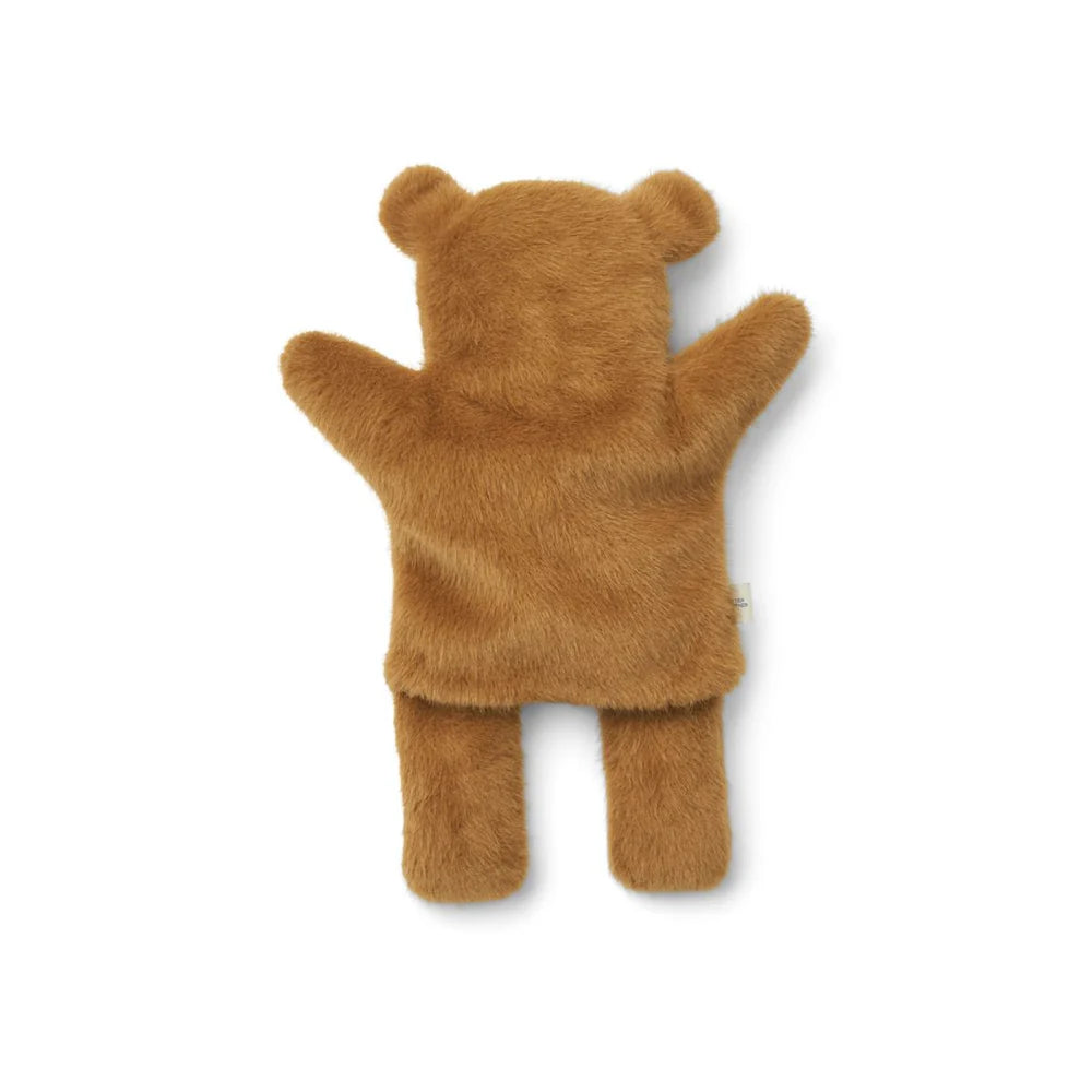 Honor bear hand puppet - Golden Caramel