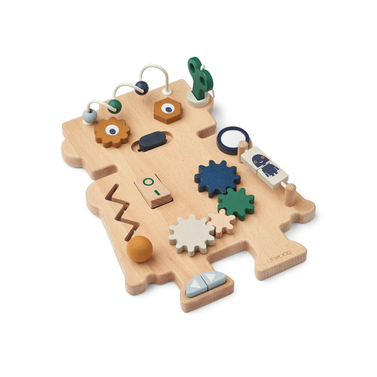 (LW19304) Carola Robot Play Board - Indigo Blue Multi