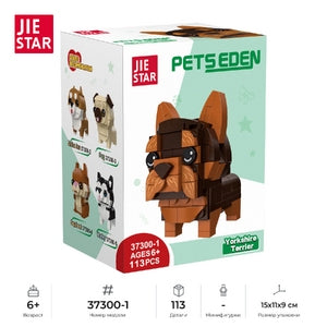 JIE STAR Pets Eden Construction Set: Yorkshire Terrier