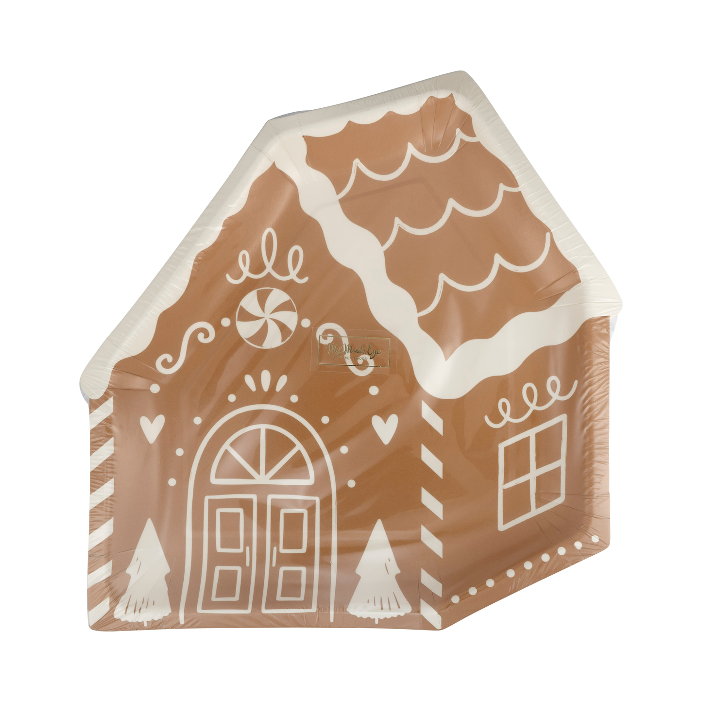 My Mind’s Eye - GBD1140 - Gingerbread House 9" Plate