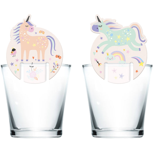 Glass markers Unicorns & Rainbows - 6 pieces