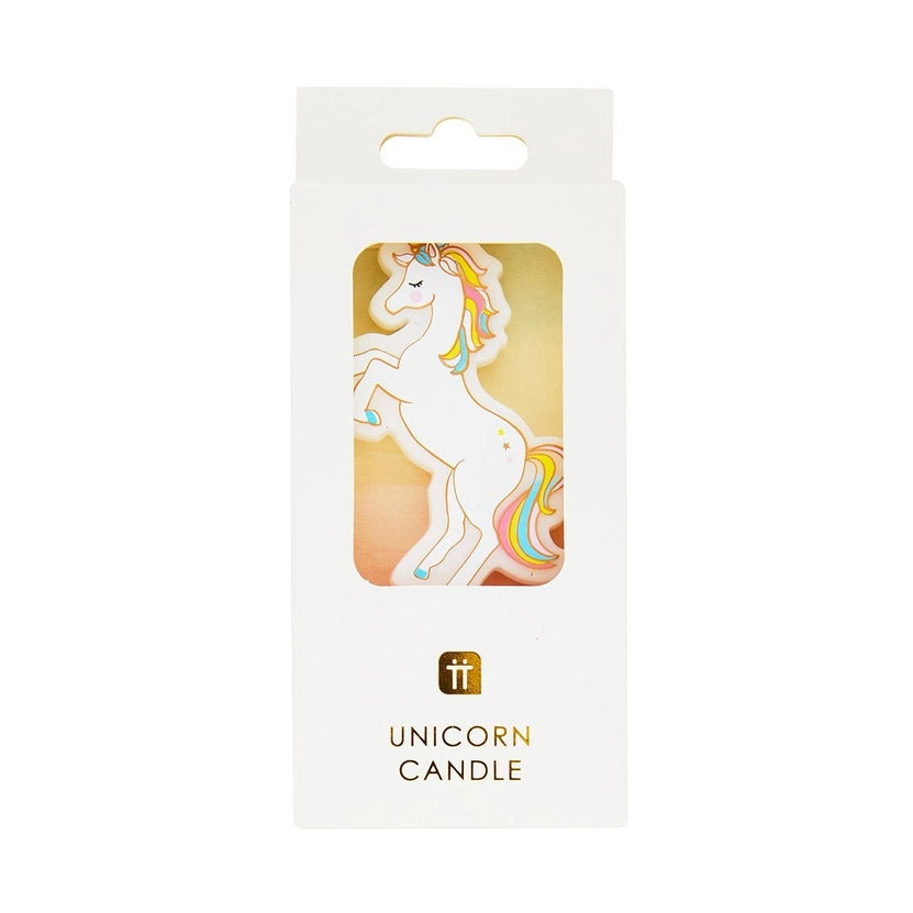 Unicorn Birthday Candle