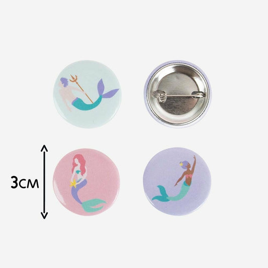 BADGES - MERMAID