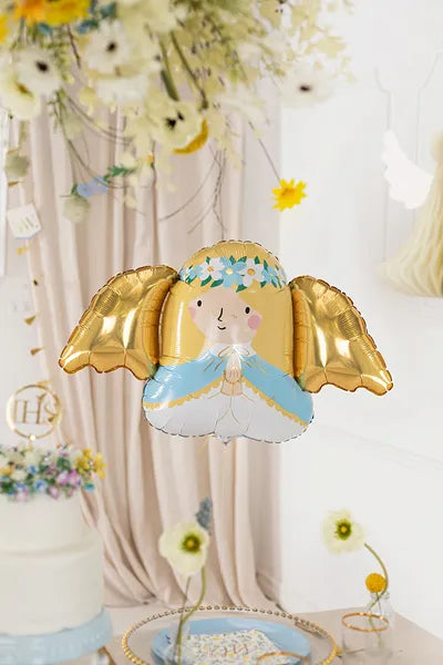 Foil balloon Angel,103x58 cm, mix