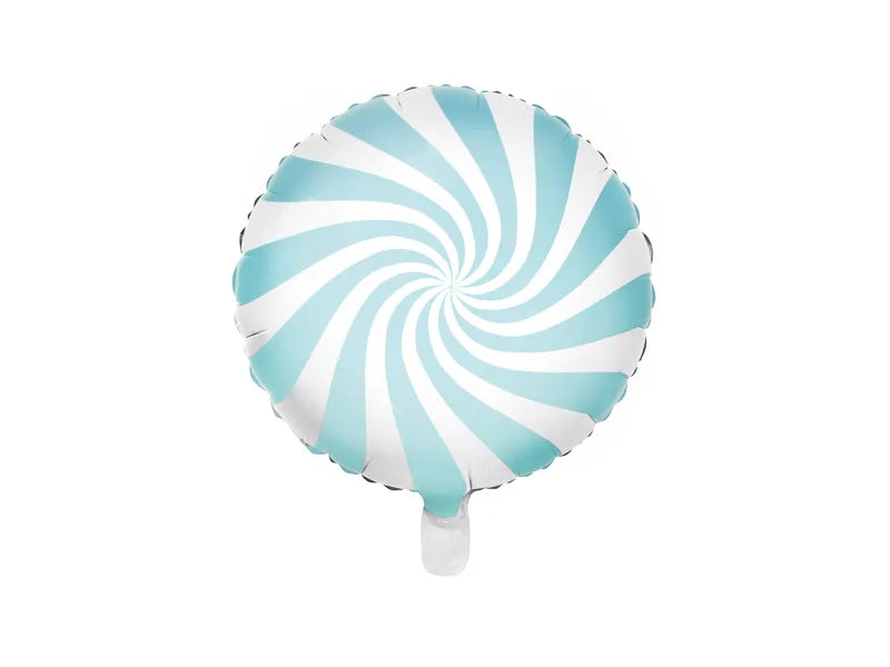 Foil Balloon Candy, 35cm, light blue