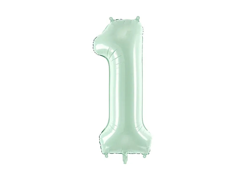 Foil Balloon Number ''1'', 72cm, green