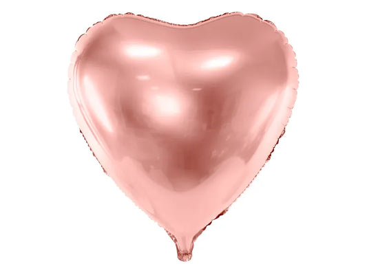 Foil balloon heart - bronze