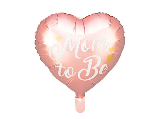 Foil balloon Mom to Be, 35cm, pink