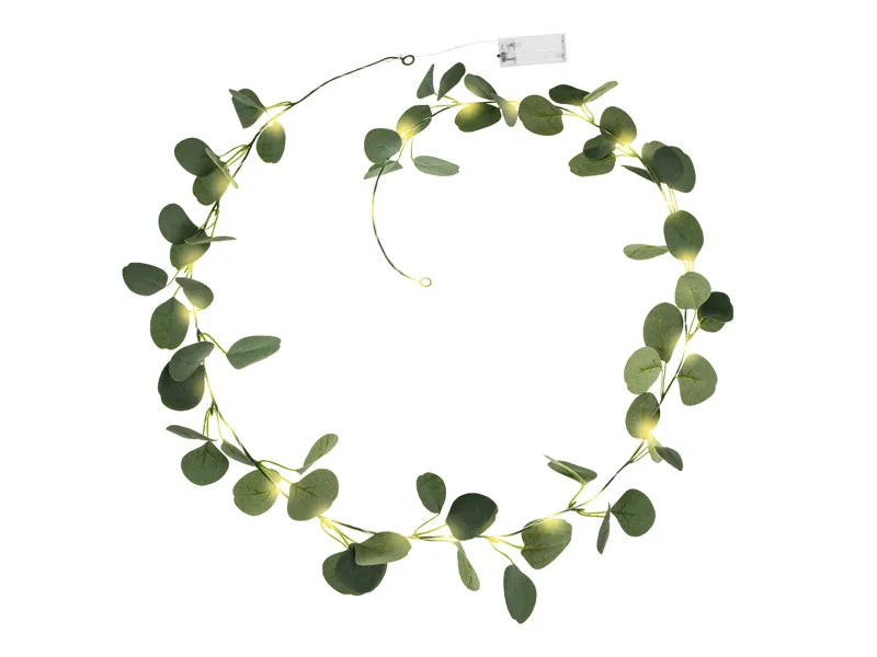 Garland Eucalyptus -  with lights, 2 m