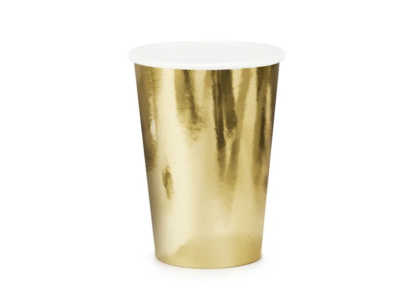 Cups, gold, 220ml