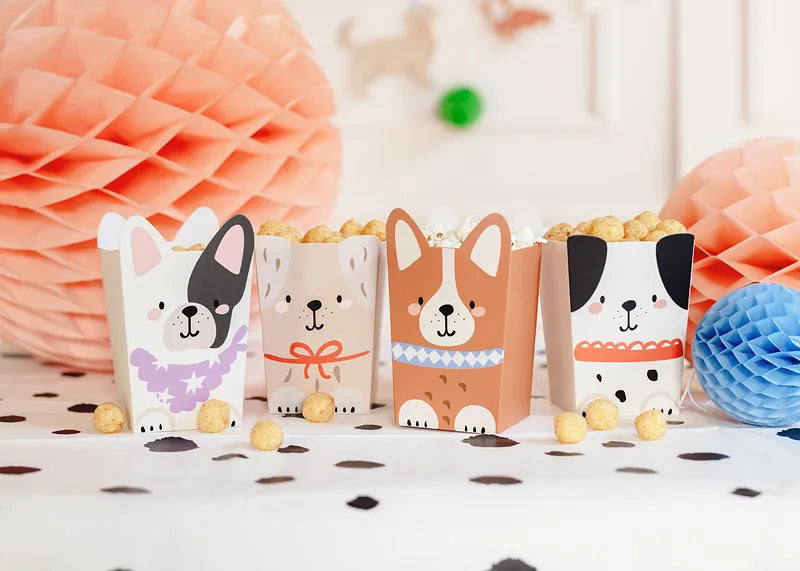 Popcorn boxes Dogs