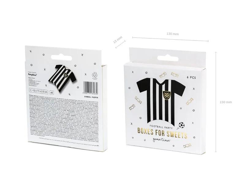 Boxes Football Shirts, mix, 12x11x2.5cm