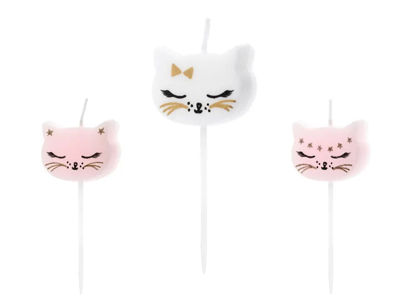 Birthday candles Cat, mix, 2cm