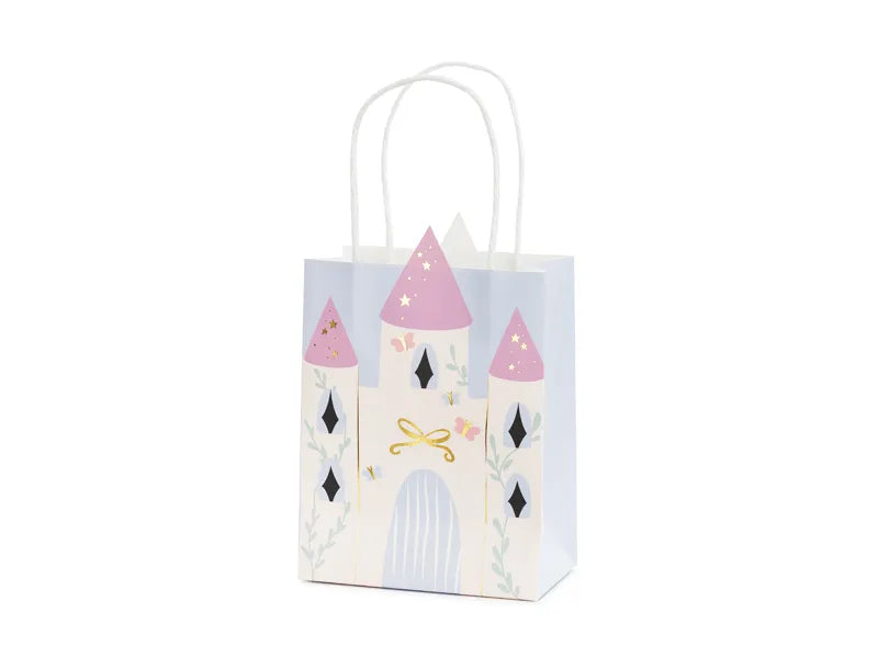 Gift bag Castle, 14 x 8 x 20 cm, mix