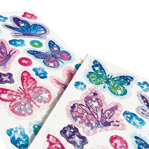 Stickiville Stickers – Skinny – Glittery Butterflies