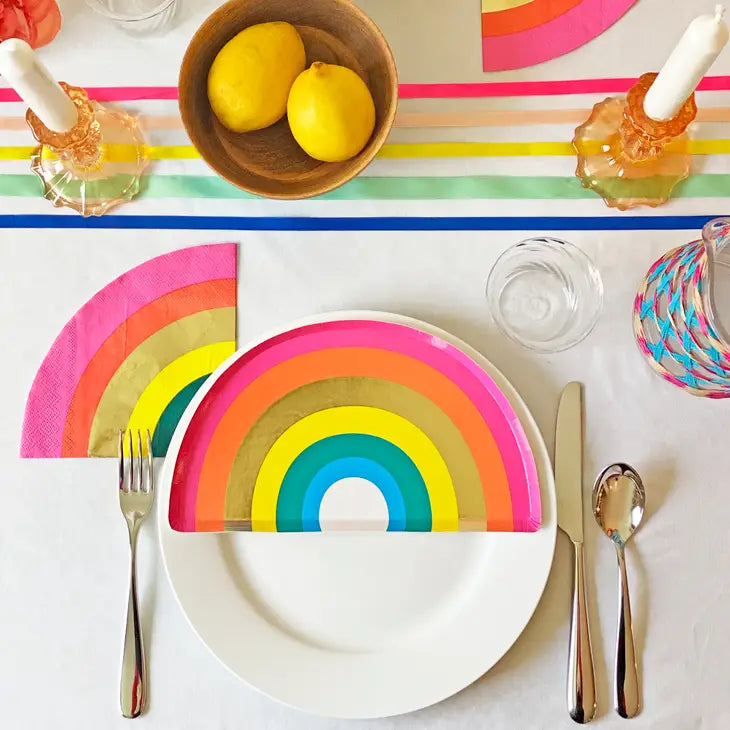 Rainbow Shaped Napkins - 16 Pack