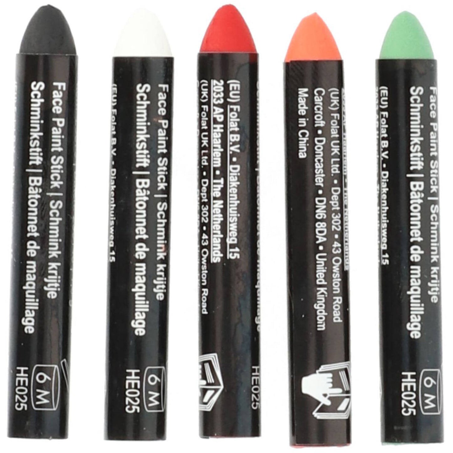 Face Paint Crayons - Halloween BoOo! - 5 pieces