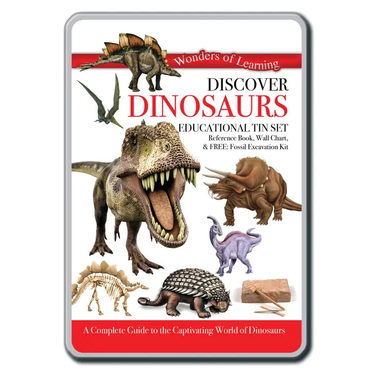 Tin Set - Discover Dinosaurs