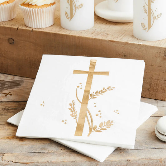 Communion Paper Napkins 16 Pack