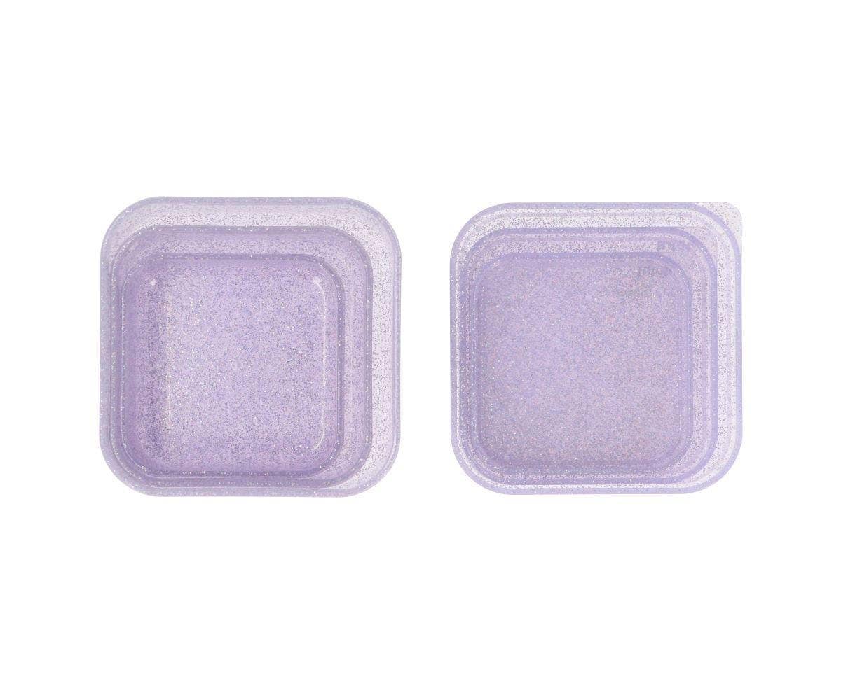 Tutete - 3 Lunch Boxes Glitter Lilac