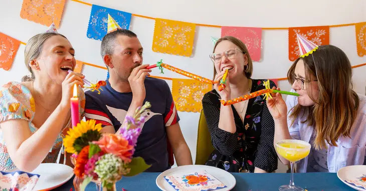 Guirlande de Fanions Papel Picado Mexicain Coloré - 4m