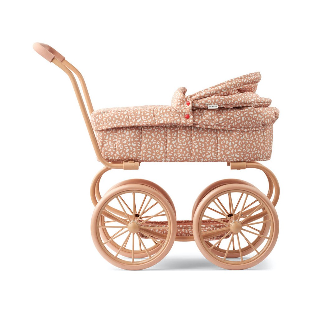 Doll pram - Adaline Peach Mini Leo Tuscany Rose