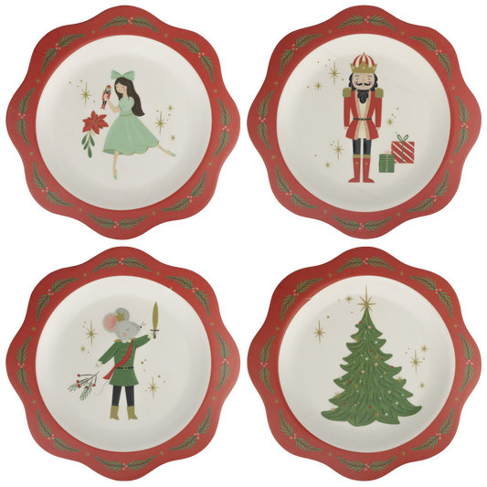 My Mind’s Eye - NUT1143 - Nutcracker Bamboo 9" Plate Set