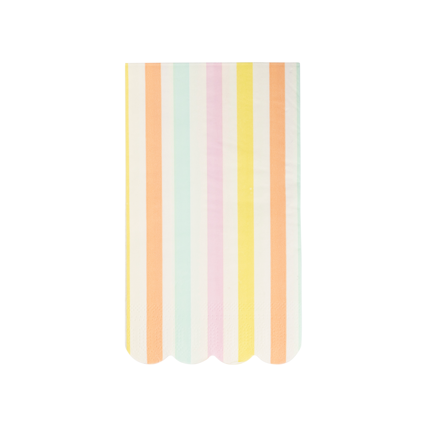 My Mind’s Eye - PLNP225 - Spring Stripe Scallop Paper Dinner Napkin