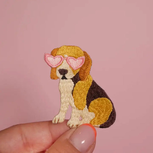 Beagle Iron-On Patch