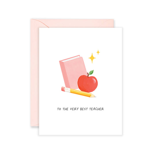 Very Best Teacher Greeting Card